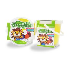 토단교재 하비 클레이, 노랑, 500g, 2개