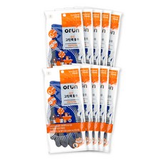 Oron 高彈藍色塗層工作手套 L, 藍色, 10個