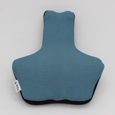 Bachimi 椅背墊腰部辦公椅背墊, 藍色