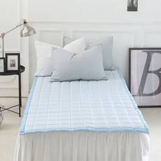 &STICH 涼感記憶床墊, 3cm, 藍色