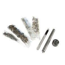 雞眼扣工具組 100入 3.5mm, 銀色, 古銅金(100), 1套