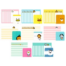 非家庭用迷你橫格紙套裝 8 種 46-0285, 混色, 2套