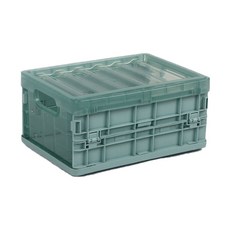 方形折疊收納箱, 綠色, 1個
