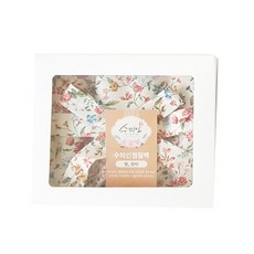 Sumiin 紅豆熱敷袋 小款 白色花朵, 1個
