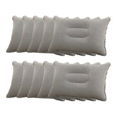 허브플러스 캠핑용 에어베개, 그레이, 10개