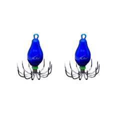 KN釣魚Jig頭水滴 藍色螢光, 2個
