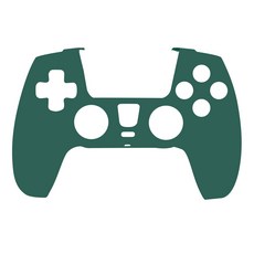 DOBE PS5 플스5 듀얼센스 컨트롤러 실리콘 커버 그린, 1개