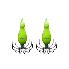 KN釣魚Jjil保齡球瓶 綠色螢光, 2個