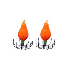 KN釣魚Jjikyul保齡球瓶 橘色螢光, 2個