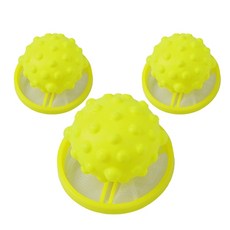 洗衣機集塵球, 3片, 1件