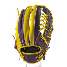 ZETT PROSTATUS 玩家的 Heoil Order 手套 Right-Tu, 紫色+黃色