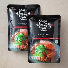 쉐프리 싱가포르 칠리크랩 소스, 250g, 2개