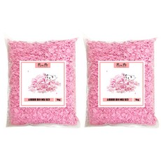 로라펫 케어프레쉬 소동물용 종이베딩 핑크, 1kg, 2개