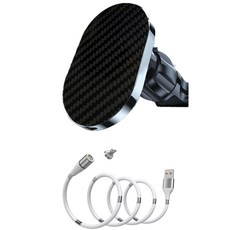 Skinu Korea MagSafe 車用支架 + 防纏繞傳輸線 8-pin, 1套, 混合色