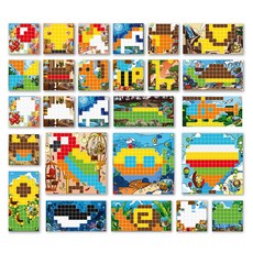 Aniblock First Collection 拼圖圖案2, 混合顏色, 1個, 參考詳細說明