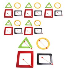 BUZZ形狀鼓 4種*6入+鼓槌 24入 樂器遊戲組 YTH, 混合顏色