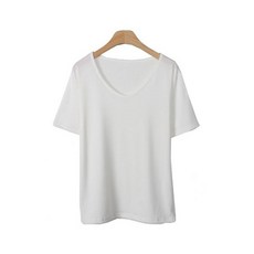 LINDASHOP 女款素色圓領短袖T恤 T6482K13