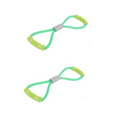 나야스타일 8자 튜빙 밴드 DM-38-5 2p, 그린, 그린
