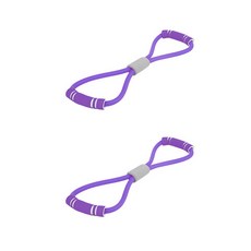 나야스타일 8자 튜빙 밴드 DM-38-8 2p, 퍼플, 퍼플