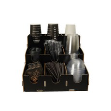 TM Deco Cafe 外賣杯分配器組件 9 型, 1個, 黑色的