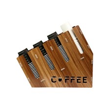 TM Deco咖啡廳用外帶杯分配器 組裝式 4孔, 1個, 棕色的