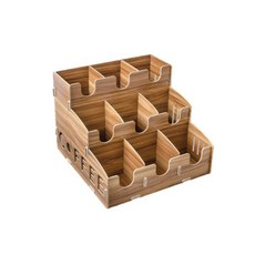 咖啡廳外賣杯9件式分配器組裝型, 1個, 棕色的