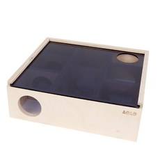 AOLO 白樺木迷宮 侏儒倉鼠用 中, 煙燻壓克力, 1個