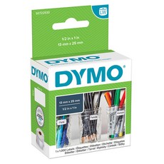 DYMO 多用途標籤紙 S0722530 13 x 25 mm 1000p, 1格, 1個