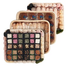 양양오색한과 바구니 4단 한과선물세트 대, 1세트, 1.5kg
