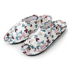 KiKiDi 男性療癒氣墊室內拖鞋, 米奇白, 270