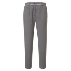 헤지스골프 여성용 깅엄 체크 세미 부츠컷 골프 팬츠 HWPA1B321