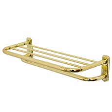 雙層毛巾架置物架, 金色, 1個