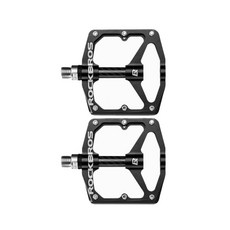 ROCKBROS 輕量一體式鋁製踏板 2017-12E, 黑色的, 1個
