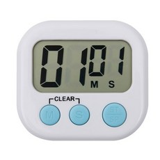 나래티앤씨 푸시푸시 타이머 S USBEE, 화이트, 1개