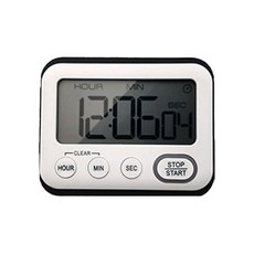 Narae T&C彩虹靜音定時器時鐘 USBEE, 黑色的, 1個