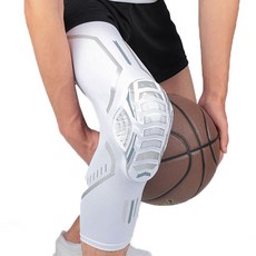 ILOVEFIT 運動蜂巢紋路護膝 白色, 2個