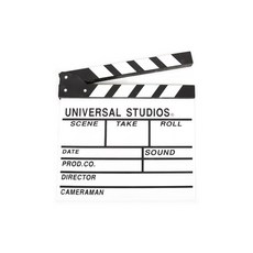 Superssam Edu 電影場記板 白色, 木質