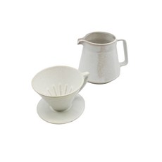 Dalsogum 啞光水壺+滴頭套組, 乳白色, 1組