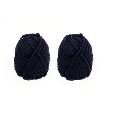 My Pet Doll波浪羊毛 2入, 黑色的