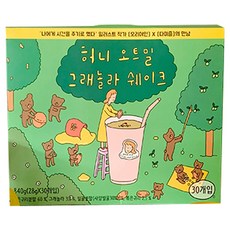 DAMIZLE 蜂蜜燕麥奶昔, 28g, 30條, 1盒