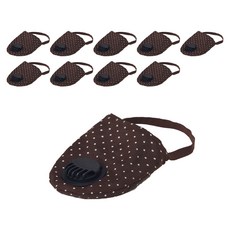 PETSK 小狗細塵口罩 紅磚色 M號, 8克, 10個