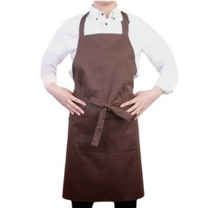Venerdi 掛脖式圍裙, 棕色, 1個
