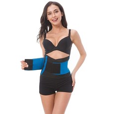 OLIVO 腰部支撐美體健身腰帶 CR01, 藍色, 1個