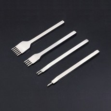 皮革工藝菱形斬 3mm 4件組