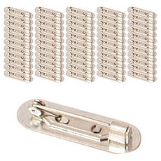 方形板胸針別針 3cm, 單色, 100個