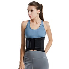 OLIVO 腰部支撐美體健身腰帶 CR01, 黑色, 1個