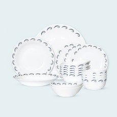 Vietri 4人份晚餐餐具組 16件組, 6種, 白色