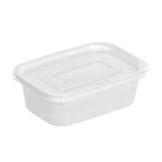 塑形方形密封容器 半透明 大, 1個