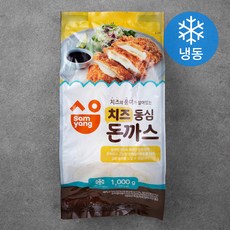 삼양 치즈 등심 돈까스 (냉동), 1000g, 1개