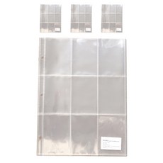 Hihaba 3孔 9格 單面 補充內頁 225 x 296 mm 透明, 4個, 10入